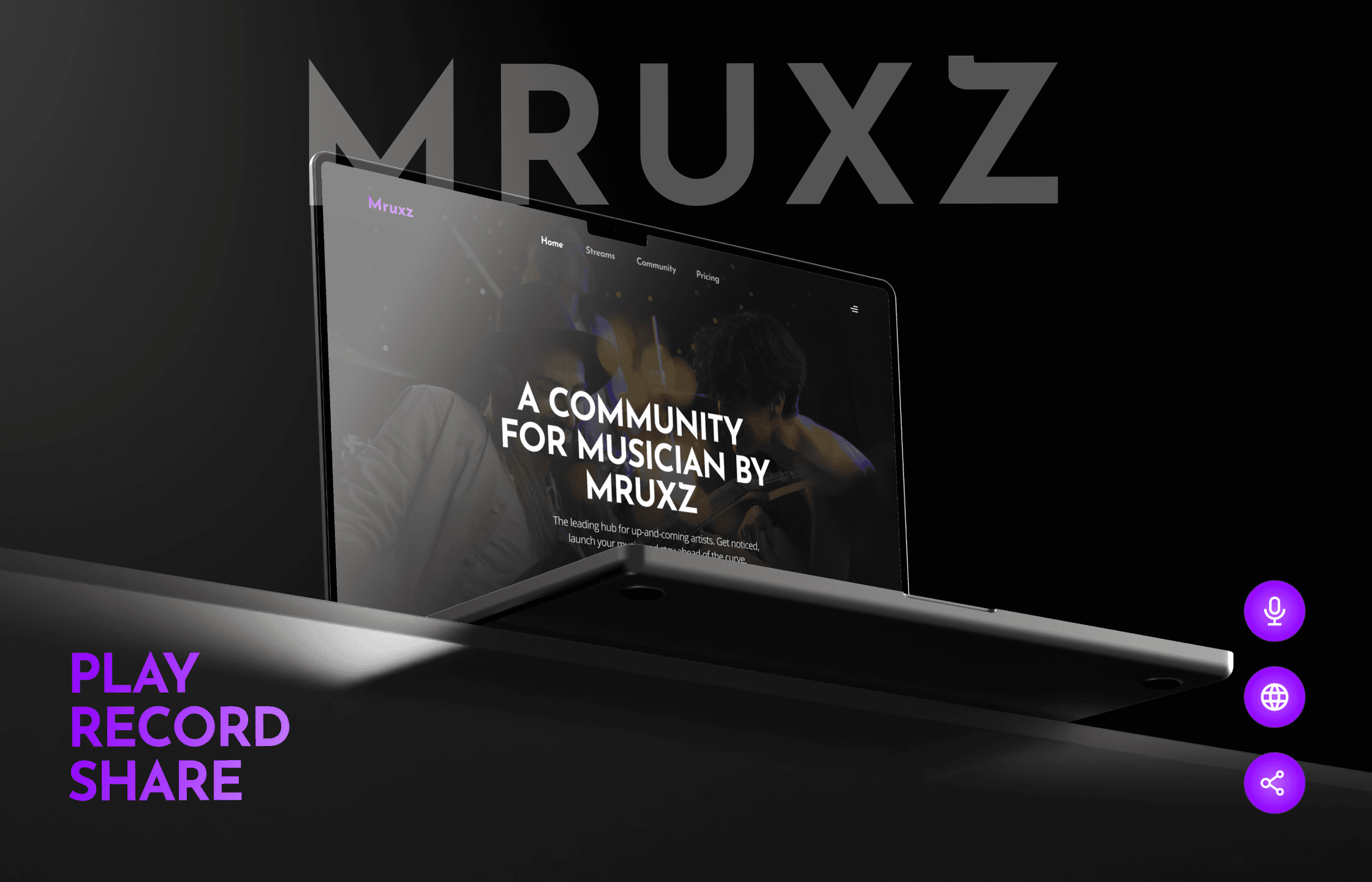 Music Community and Distribution Platform for Collaboration, Networking and Promotion