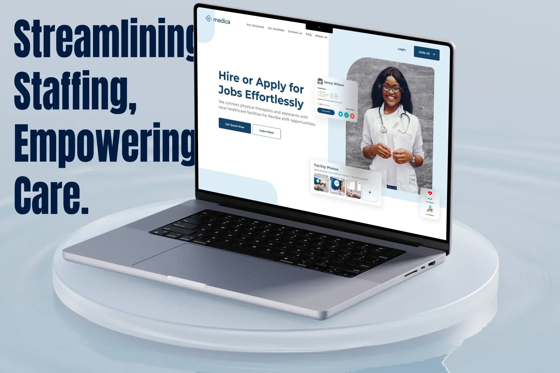 SaaS-Based Modern Medical Staffing Solution